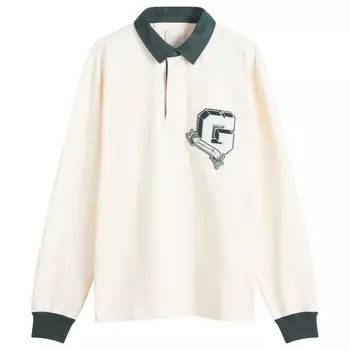 Регбийное поло с длинным рукавом Givenchy, белый