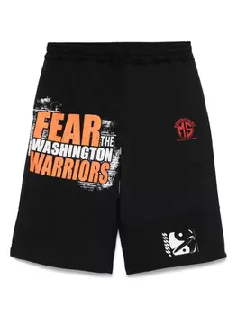 Регенерированные спортивные шорты Marine Serre, черный