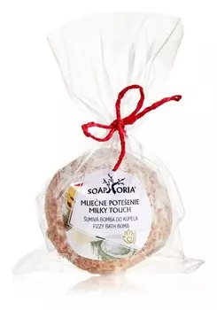 Регенерирующая бомбочка для ванны с укрепляющим эффектом Soaphoria Milky Touch
