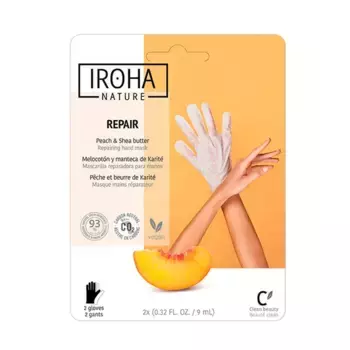Регенерирующая маска для рук Guantes Regenerantes Melocotn Iroha Nature, 2 UD
