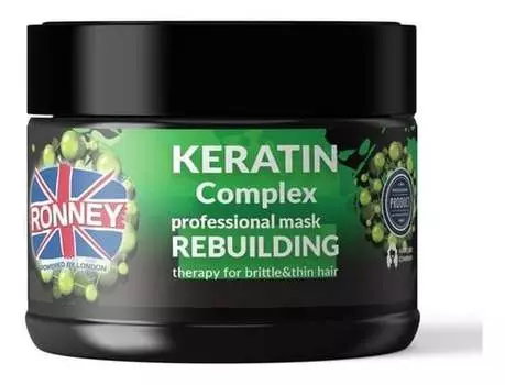 Регенерирующая маска для сухих и ломких волос, 300мл Ronney