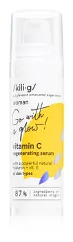 Регенерирующая сыворотка для кожи с гиалуроновой кислотой Kilig Vitamin C