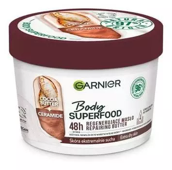 Регенерирующее масло для тела - для очень сухой кожи, 380 мл Garnier, Body SuperFood