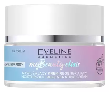 Регенерирующий и увлажняющий крем Eveline Cosmetics My Beauty Elixir Hydra Raspberry