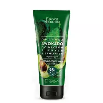 Регенерирующий кондиционер с авокадо в тюбике, 200 мл Barwa Natural