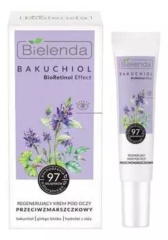 Регенерирующий крем для глаз против морщин 15 мл Bielenda Bakuchiol BioRetinol Effect
