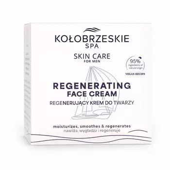 Регенерирующий крем для лица для мужчин, 50 мл Koobrzeskiespa