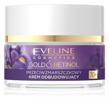 Регенерирующий крем от морщин 70+ Eveline Cosmetics Gold & Retinol