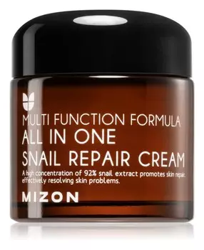 Регенерирующий крем с экстрактом слизи улитки 92% Mizon Multi Function Formula Snail