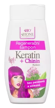 Регенерирующий шампунь Bione Cosmetics Keratin + Chinin