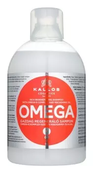 Регенерирующий шампунь с комплексом омега-6 и маслом макадамии Kallos KJMN