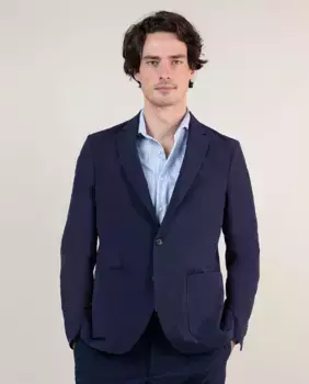 Regular Blazer Sepiia в Маринью El Ganso, темно-синий