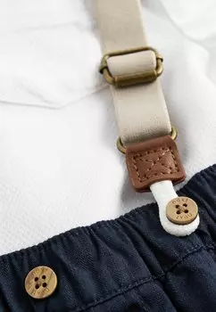 REGULAR FIT And Braces 4 Piece Set Next, Ремень темно-синий