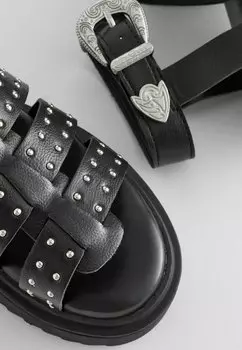 REGULAR FIT Chunky Gladiator Next, Сандалии черный с шипами в стиле вестерн
