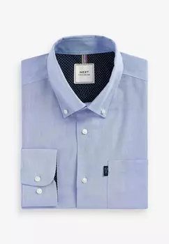 REGULAR FIT Easy Iron Oxford Fit. Next, Рубашка синий