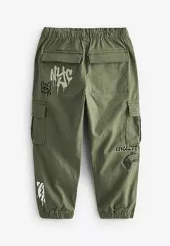 REGULAR FIT Grafitti Next, Брюки с боковыми карманами зеленый хаки