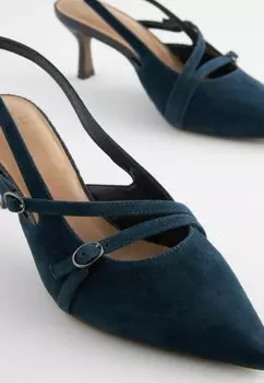 REGULAR FIT Next, Классические каблуки Next, темно-синие Forever Comfort Buckle