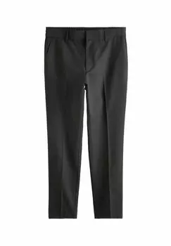 REGULAR FIT Plain Front Smart Next, Брюки черный