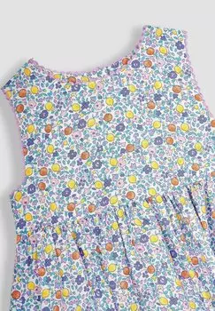 REGULAR FIT Seaside Floral Pockets JoJo Maman Bb, Дневное платье сиреневый, фиолетовый, лимонный