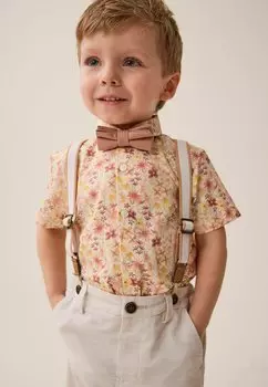 REGULAR FIT Set Next, Брюки Bridle розово-кремовый с цветочным принтом