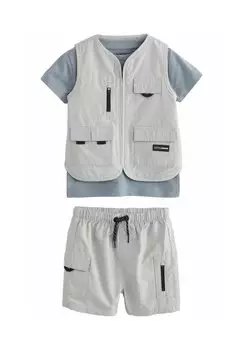 REGULAR FIT Set Next, Брюки-карго серые