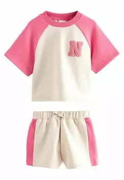 REGULAR FIT Short Sleeve And Set Next, Брюки для тренировочного костюма розовые