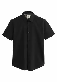 REGULAR FIT Short Sleeve Next, Рубашка черный