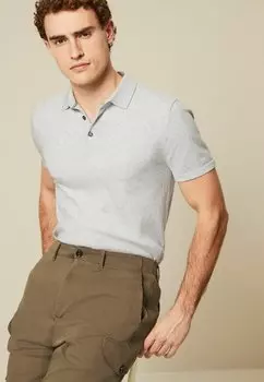 REGULAR FIT Short Sleeve Next, Рубашка-поло серый
