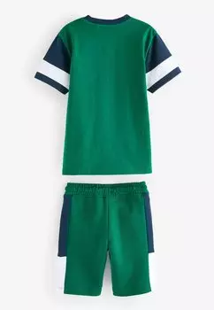 REGULAR FIT Short Sleeve Set Next, Шорты зеленый