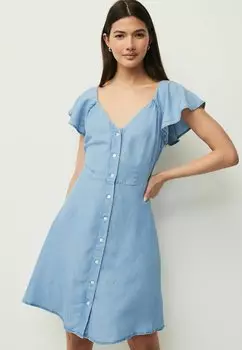 REGULAR FIT Tea Next, Джинсовое платье отбеливатель