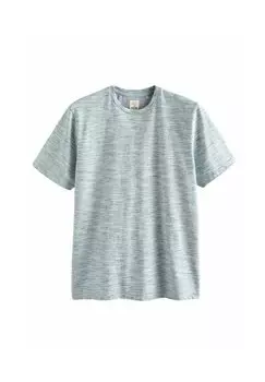 REGULAR FIT Textured Next, Футболка с принтом синий меланж