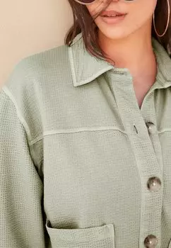 REGULAR FIT Textured Up Next, Легкая куртка шалфейный зеленый