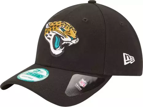 Регулируемая черная кепка New Era для взрослых Jacksonville Jaguars League 9Forty