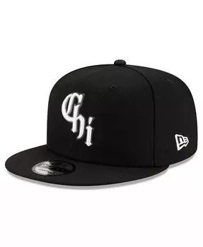 Регулируемая кепка Big Boys Black Chicago White Sox City Connect 9FIFTY Snapback New Era, черный