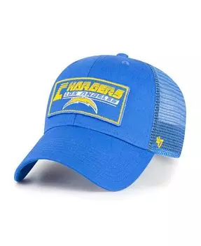 Регулируемая кепка Big Boys Powder Blue Los Angeles Chargers Levee MVP Trucker '47 Brand, синий