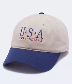 Регулируемая кепка для папы USA Aeropostale, синий