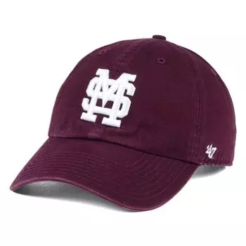 Регулируемая кепка Mississippi State Bulldogs '47 Clean Up - темно-бордовая