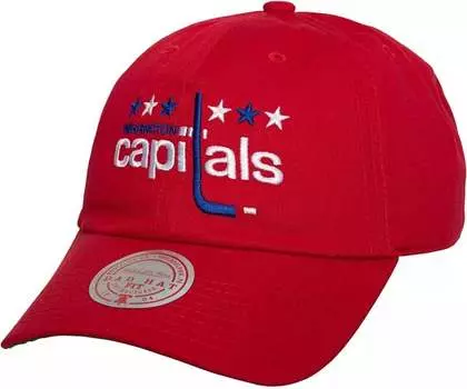 Регулируемая кепка Mitchell & Ness Washington Capitals Ground Snapback
