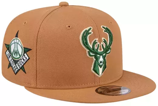 Регулируемая кепка New Era для взрослых Milwaukee Bucks OTC 9Fifty