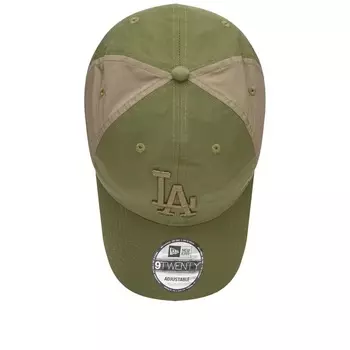 Регулируемая кепка New Era Los Angeles Dodgers 9Twenty, оливковый