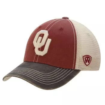 Регулируемая кепка Oklahoma owners Top of the World Offroad Trucker — малиновая