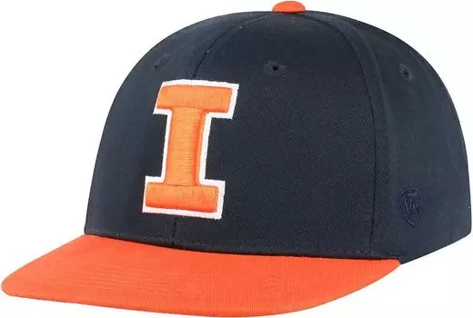 Регулируемая кепка Top of the World Youth Illinois Fighting Illini Blue Maverick