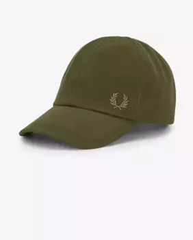 Регулируемая однотонная мужская кепка Fred Perry, темно-зеленый