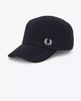 Регулируемая однотонная мужская кепка Fred Perry, тёмно-синий