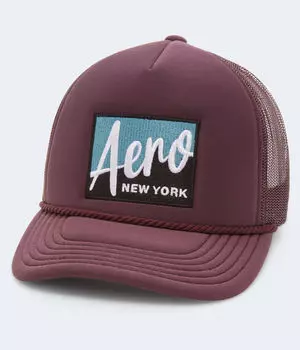 Регулируемая пенопластовая кепка дальнобойщика с логотипом Aero Box Aeropostale, красный