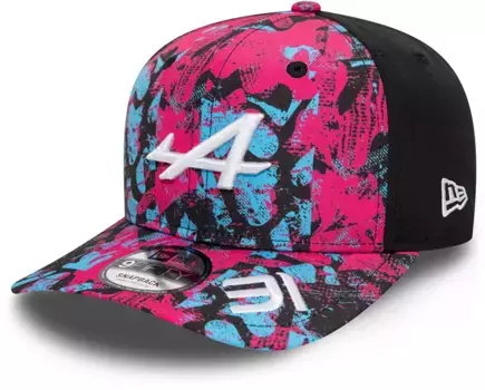 Регулируемая шапка New Era для взрослых по горным гонкам в Сильверстоуне Esteban Ocon #31 9Fifty