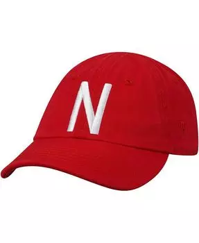 Регулируемая шапка Scarlet Nebraska Huskers Mini Me для новорожденных Top of the World, красный