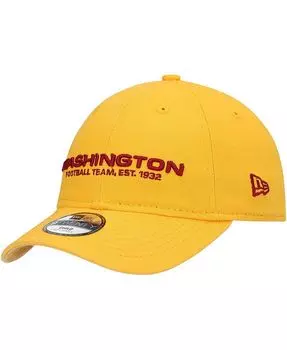 Регулируемая шапка унисекс унисекс Gold Washington Football Team Core Classic 2.0 9Twenty New Era, золотой