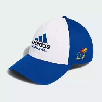 Регулируемая шляпа Kansas с напуском Adidas, цвет White/Royal Blue/Multi/Multi