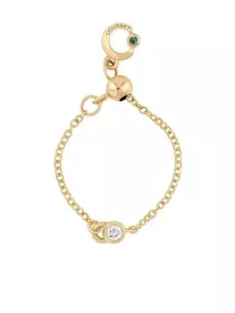 Регулируемое цепочное кольцо CO из переработанного желтого золота Courbet, золотой